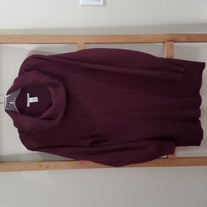 WHBM Cowl Neck Sweater Dress